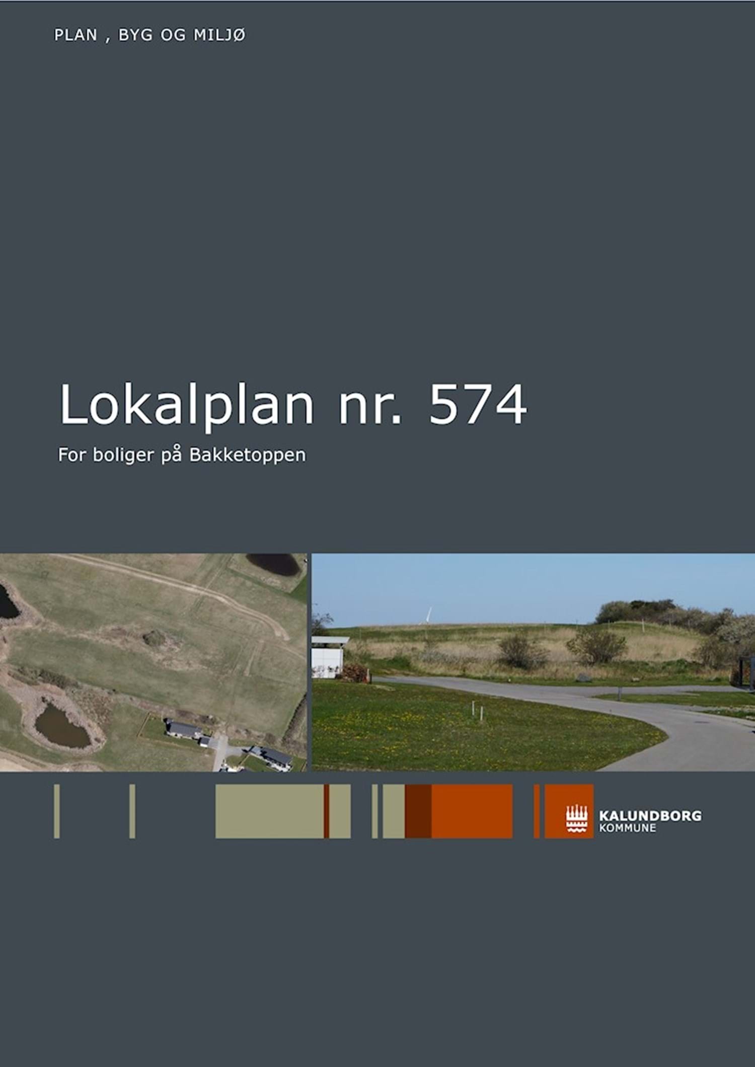 Foside for lokalplan nr. 574